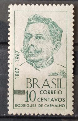 C 588 Selo Centenario de Rodrigues de Carvalho 1967 2