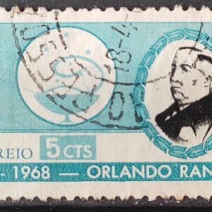 C 589 Selo Centenario Orlando Rangel Farmacia Mediciina Saude 1968 Circulado 1
