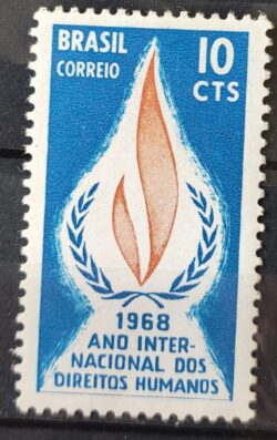 C 592 Selo Ano Internacional dos Direitos Humanos 1968 1
