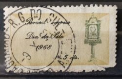 C 603 Selo Dia do Selo Servico Postal 1968 Circulado 1