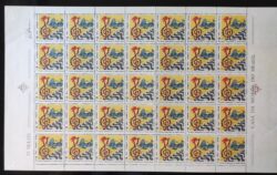 C 609 Selo Festival Internacional da Cancao Musica 1968 Folha