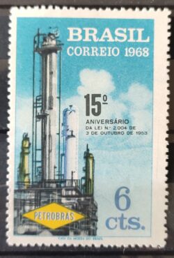 C 610 Selo Aniversario da Petrobras Energia 1968