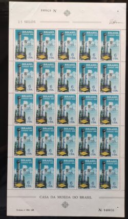 C 610 Selo Aniversario da Petrobras Energia 1968 Folha