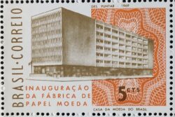 C 633 Selo Inauguracao da Fabrica de Papel Moeda 1969