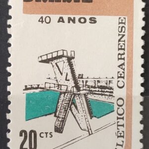 C 637 Selo Aniversario do Nautico Atletico Cearence Natacao 1969 MH