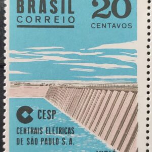 C 646 Selo Inauguracao da Usina Hidreletrica de Jupia Energia Rio Parana 1969