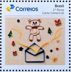 Selo Personalizado Urso e Carta