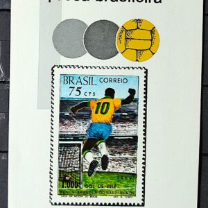 B 28 Bloco Milesimo Gol de Pele Futebol 1970