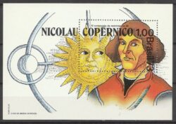 B 34 Bloco 5 Centenario Nicolau Copernico Ciencia 1973 MH