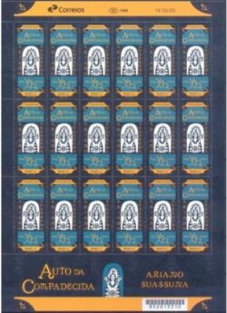 C 3988 Selo Auto da Compadecida Ariano Suassuna Literatura 2021 Folha