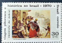 C 675 Selo Bicentenario Pintor Jean Baptiste Debret Arte 1970