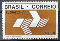 C 689 Selo Lubrapex Logomarca ECT 1970 CMC