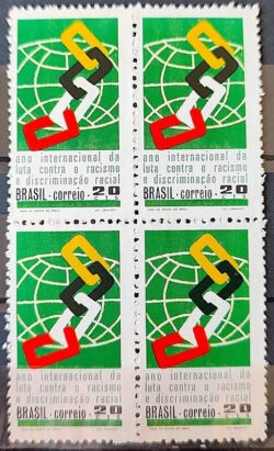 C 694 Selo Luta Contra Racismo Discriminacao Racial Direito 1971 Quadra