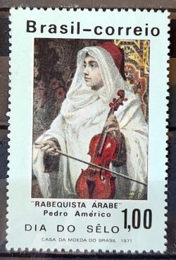C 702 Selo Dia do Selo Arte Musica Violino 1971