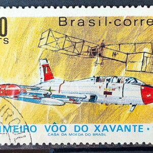 C 705 Selo Voo do Xavante Aviao Aviacao Militar 1971 Circulado