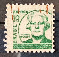 C 714 Selo Campanha Contra o Mal de Hansen Hanseniase Saude Weaver H15 1971 Circulado 3