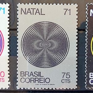 C 718 Selo Natal Religiao 1971 Serie Completa 1