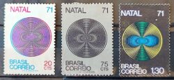 C 718 Selo Natal Religiao 1971 Serie Completa MH