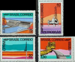 C 728 Selo Promocao dos Recursos Minerais Pesquisa CPRM Ciencia Energia Petroleo 1972 Serie Completa