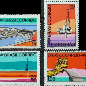 C 728 Selo Promocao dos Recursos Minerais Pesquisa CPRM Ciencia Energia Petroleo 1972 Serie Completa