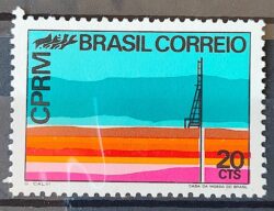 C 728 Selo Promocao dos Recursos Minerais Pesquisa CPRM Ciencia 1972