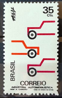 C 737 Selo Promocao da Industria Nacional Carro 1972
