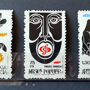 C 740 Selo Promocao das Artes Populares Musica 1972 Serie Completa