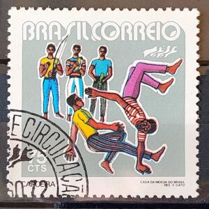 C 746 Selo Promocao do Folclore Nacional Capoeira Musica 1972