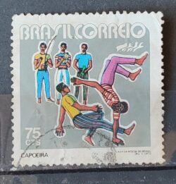 C 746 Selo Promocao do Folclore Nacional Capoeira Musica 1972 Circulado 1