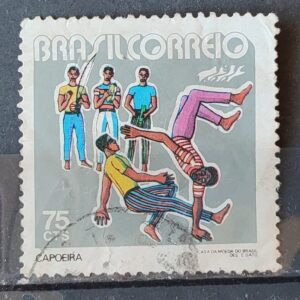 C 746 Selo Promocao do Folclore Nacional Capoeira Musica 1972 Circulado 1