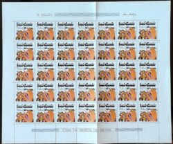 C 759 Selo Desenvolvimento Nacional Mobral Educacao Mao 1972 Folha