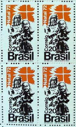 C 764 Selo Natal Religiao 1972 Quadra
