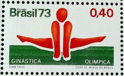 C 775 Selo Promocao do Esporte Ginastica 1973