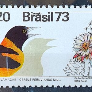 C 782 Selo Flora e Fauna Ave Passaro 1973