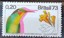 C 783 Selo Flora e Fauna Ave Passaro 1973 CLM