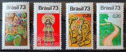 C 785 Selo Acontecimentos Historicos Carreta Indio 1973 Serie Completa