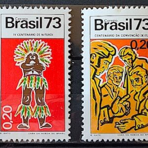 C 785 Selo Acontecimentos Historicos Carreta Indio 1973 Serie Completa