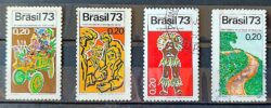 C 785 Selo Acontecimentos Historicos Carreta Indio 1973 Serie Completa Circulado