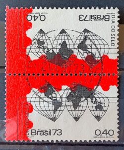 C 795 Selo Dia do Selo Mapa 1973 CPD SC