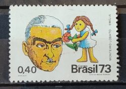 C 806 Selo Monteiro Lobato Literatura Sitio do Picapau Amarelo Emilia 1973