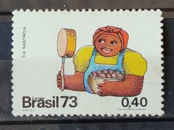 C 807 Selo Monteiro Lobato Literatura Tia Anastacia 1973