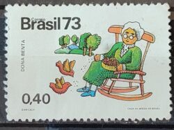 C 810 Selo Monteiro Lobato Literatura Dona Benta 1973