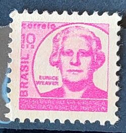 C 816 Selo Campanha Contra o Mal de Hansen Hanseniase Saude Weaber H16 1973 2