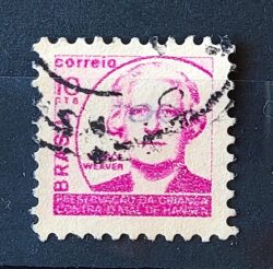 C 816 Selo Campanha Contra o Mal de Hansen Hanseniase Saude Weaber H16 1973 Circulado 4