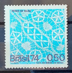 C 860 Selo Cultura Popular Renda de Bilro 1974 MH