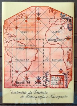 B 39 Bloco Centenario Diretoria de Hidrografia e Navegacao Marinha Mapa 1976