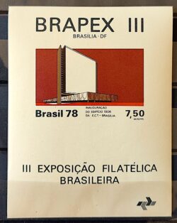 B 41 Bloco Edificio Sede da ECT Correios Servicos Postais 1978