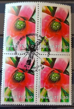 C 1006 Selo Defesa do Meio Ambiente Flora 1977 Quadra CBC BSB