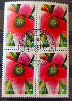 C 1006 Selo Defesa do Meio Ambiente Flora 1977 Quadra CPD BSB