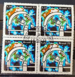 C 1008 Selo Sesquicentenario Observatorio Nacional Ciencia 1977 Quadra CPD BSB